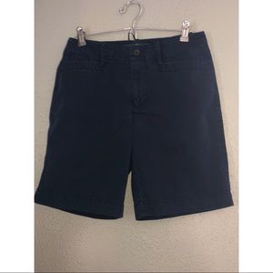 Lauren Ralph Lauren Navy Blue Bermuda Chino Shorts